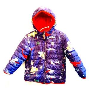 Mini Boden reversible jacket. Smoke and pet free